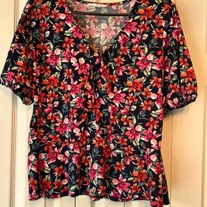 Flowered shirt!